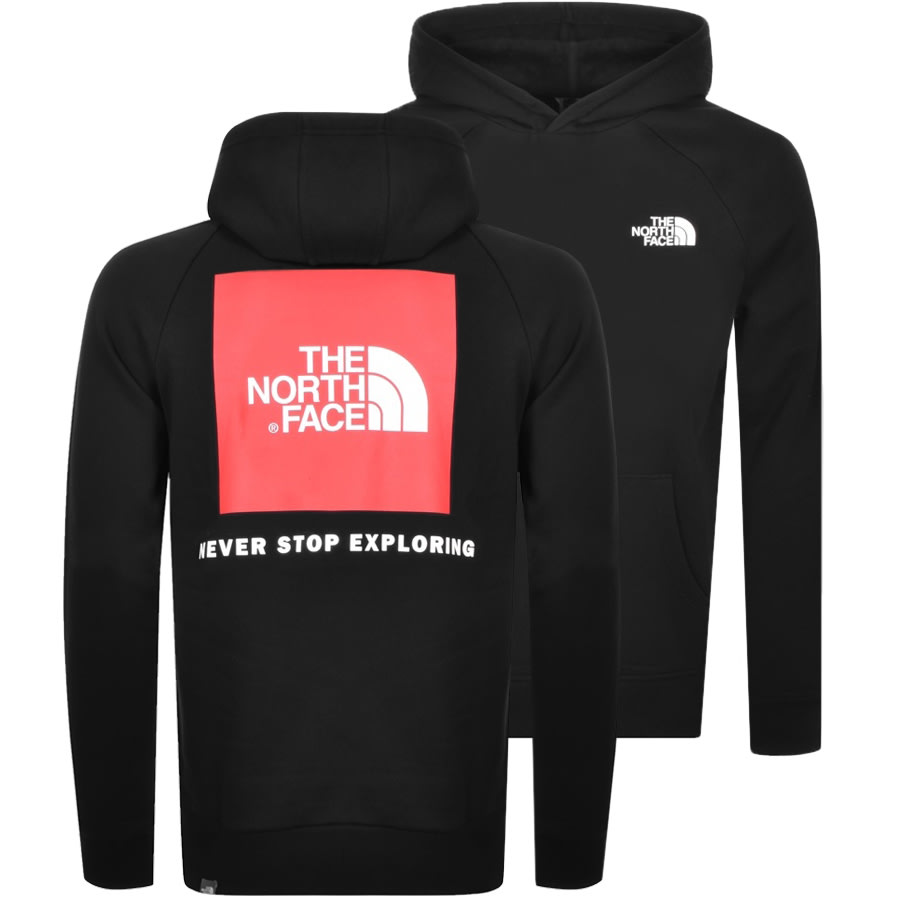 Alternative Image for ProductThe North Face Raglan Red Box Hoodie Black1